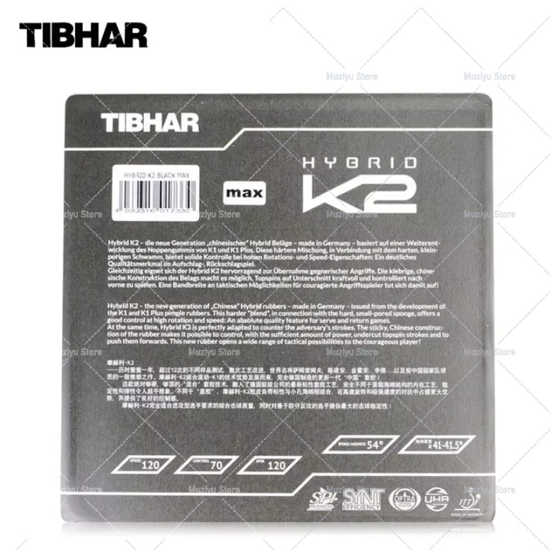 Table Tennis Hybrid Rubbers - Borracha de Tênis de Mesa TIBHAR