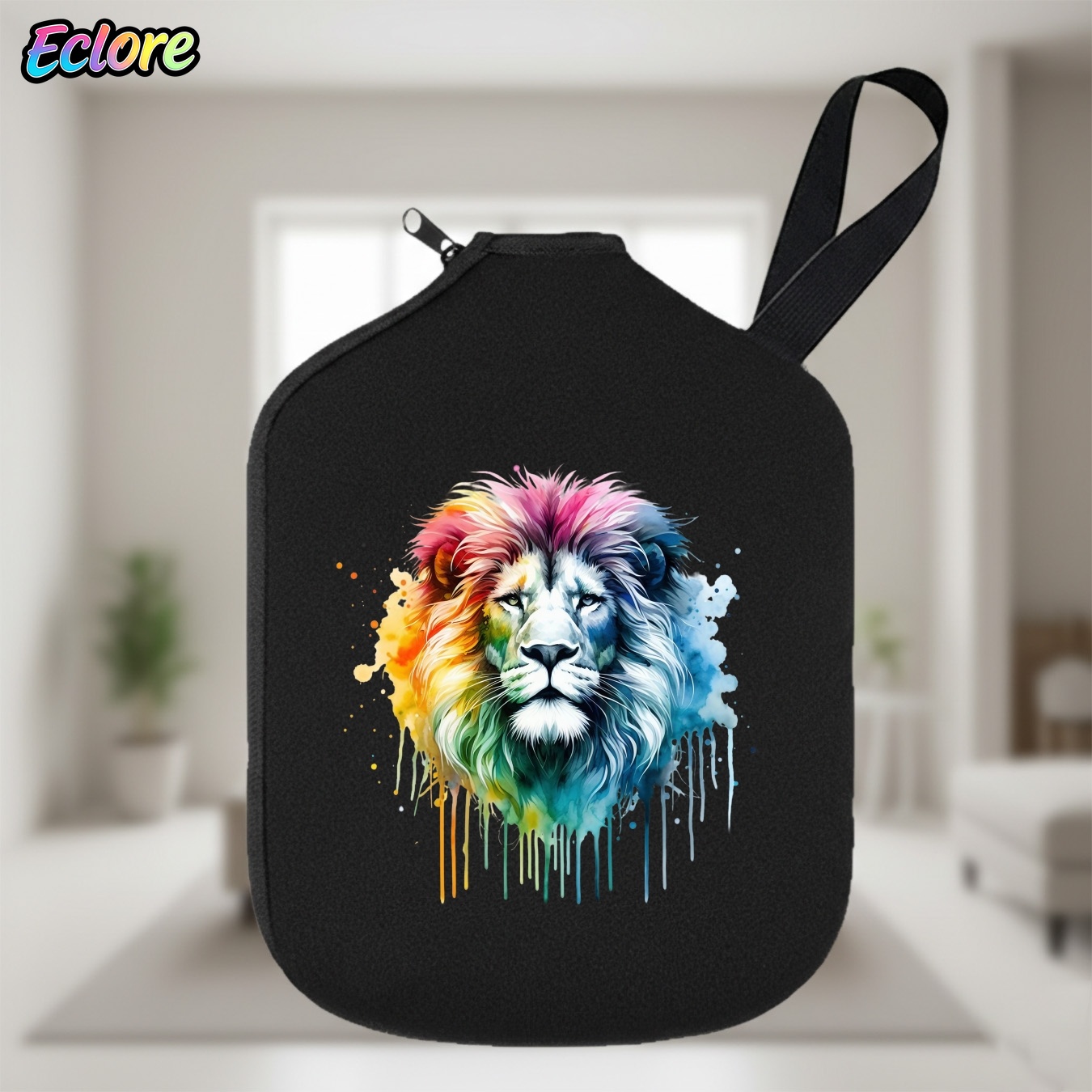 Table Tennis Games - Bolsa colorida para raquete de pickleball