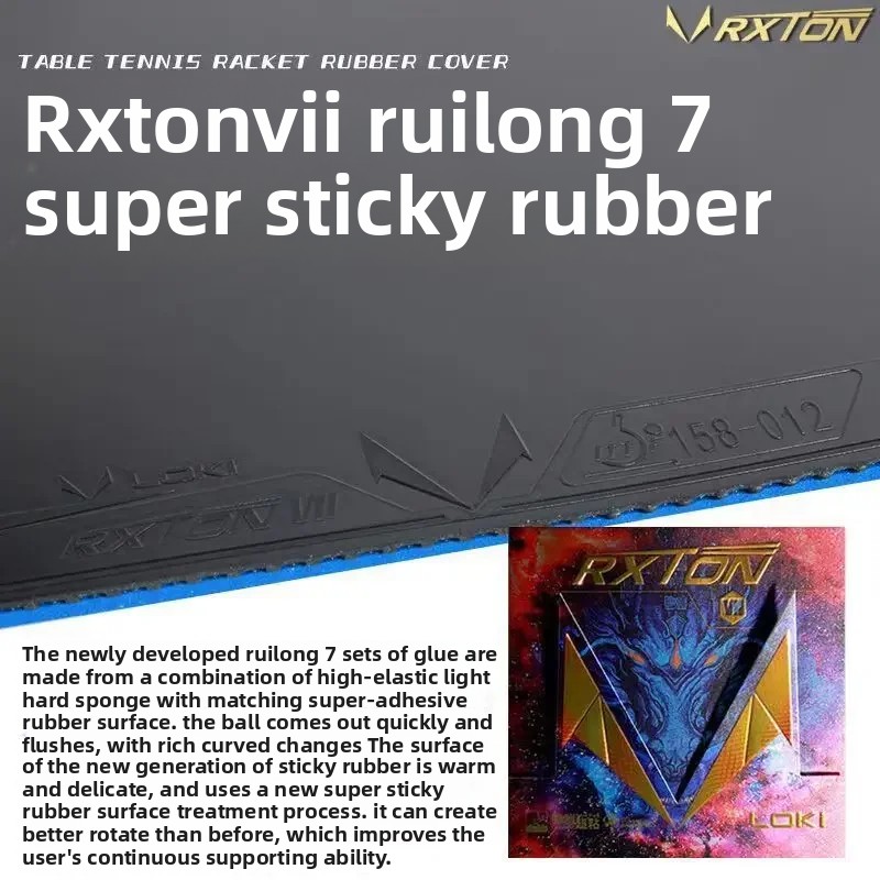 Table Tennis Db Rubbers - LOKI RXTON 7 Tênis de mesa