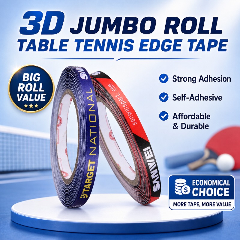 Table Tennis Backhand - Fita Protetora de Borda para Raquete