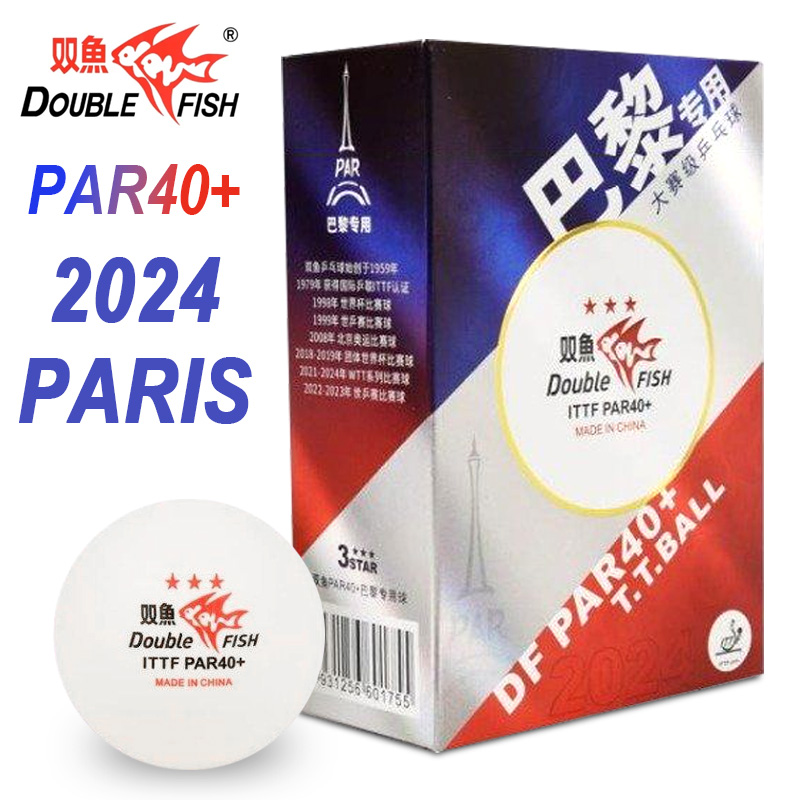 Table Tennis France - Duplo peixe par 40 + bolas