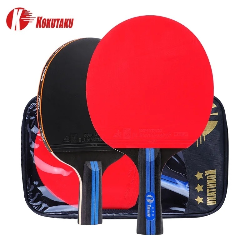 Table Tennis Match - KOKUTAKU-Conjunto De Raquete De Tênis De