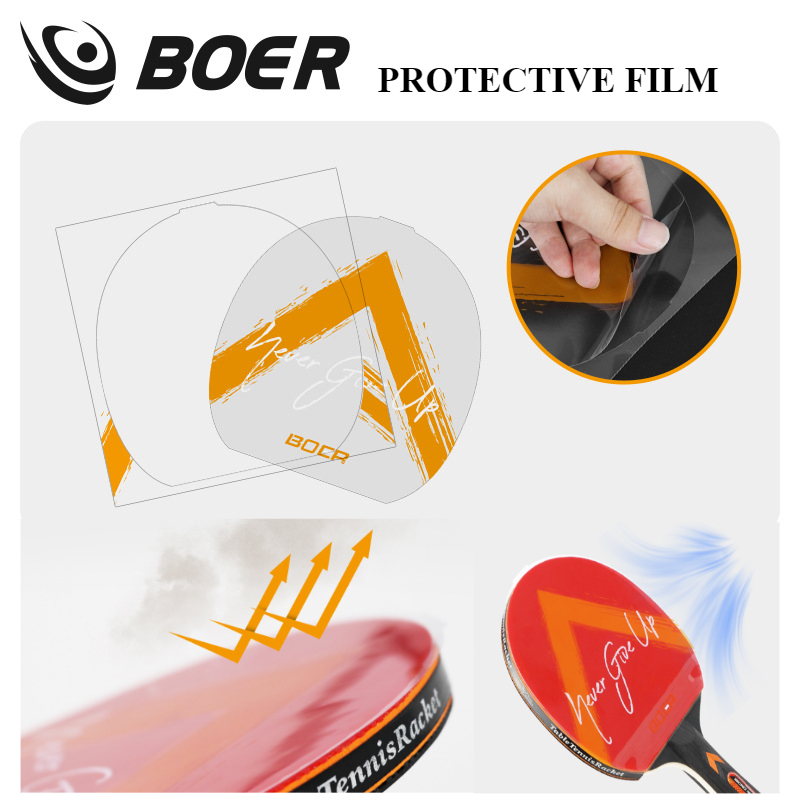 Table Tennis Hybrid Rubbers - Raquete de tênis de mesa adesivo