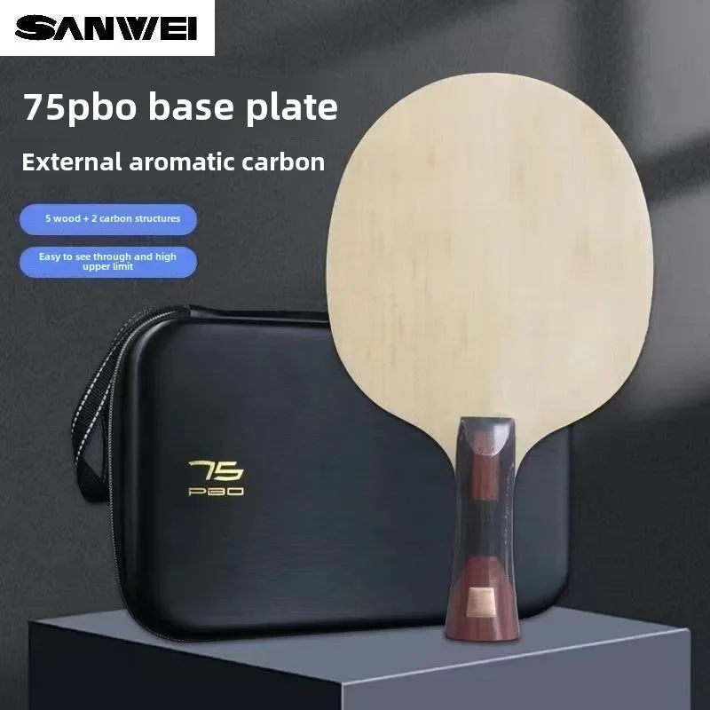 Table Tennis Pro - SANWEI-Lâmina de remo de bat de