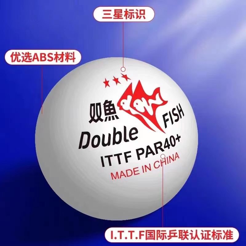Bolas de Ping Pong Double Fish - Table Tennis France avaliação e preço