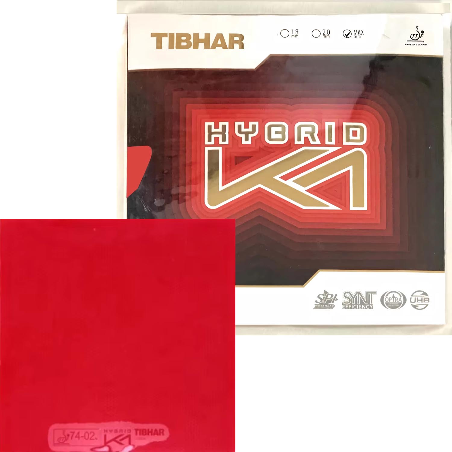 Borracha Tibhar Hybrid K1 / K1 - Table Tennis Hybrid Rubbers avaliação e preço