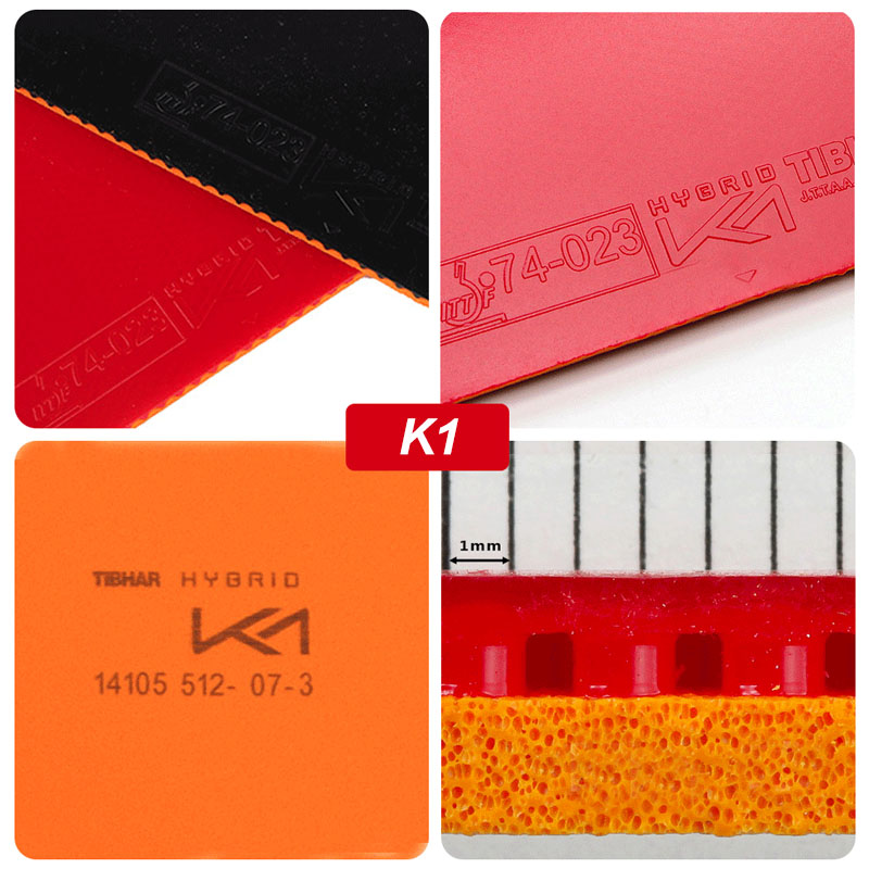 Original Tibhar Híbrido K1 Pro - Table Tennis Hybrid Rubbers avaliação e preço