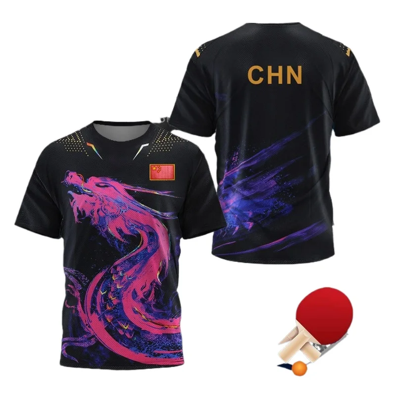 Camiseta Gráfica de Tênis de M - Table Tennis Zhang Jike avaliação e preço