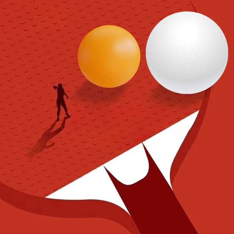 Bola Grande de Tênis de Mesa d - Table Tennis Single avaliação e preço